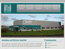 Tablet Screenshot of nikitscher-metallbau.com
